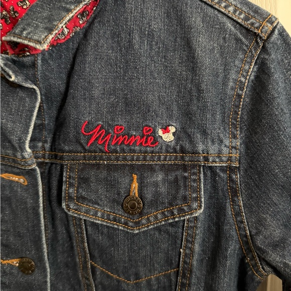 Disney Minnie Mouse Embroidered Denim Jacket - Blue - Picture 4 of 6